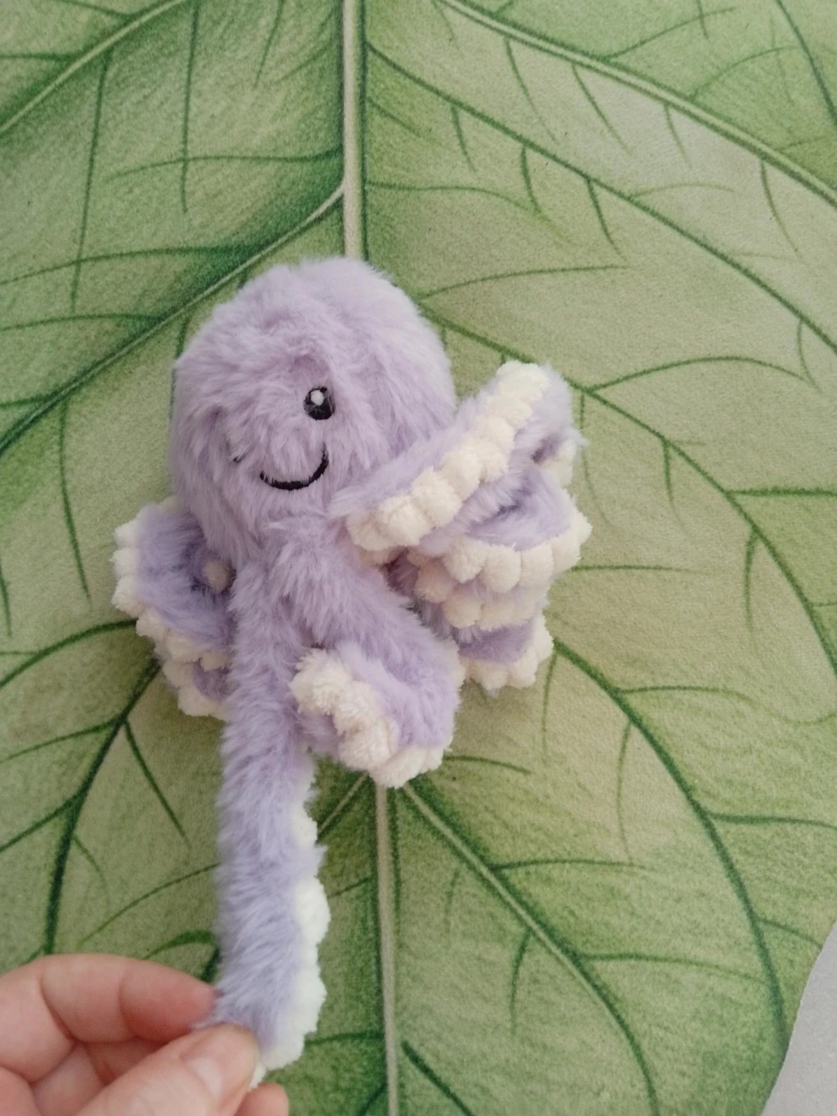 Peluche Pieuvre mauve – photo 3